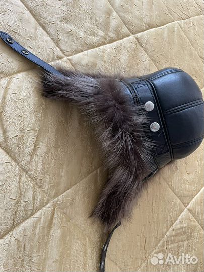 Мужская шапка меховая ушанка