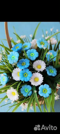 Форма силиконовая Незабудка