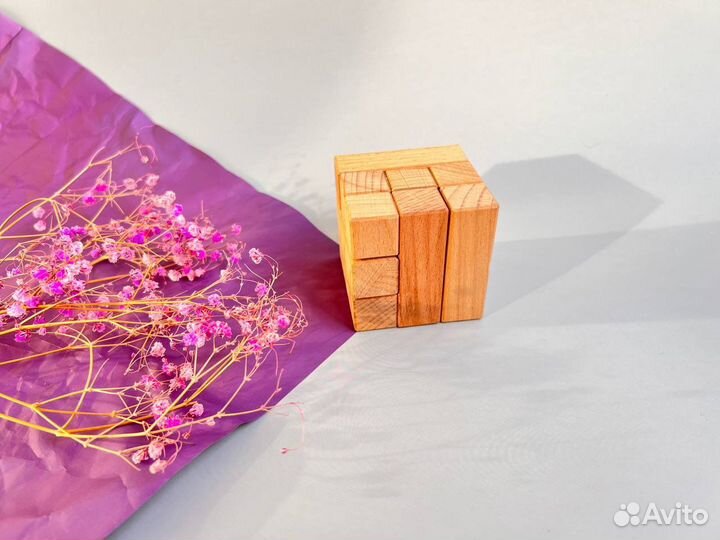 Кубик рубик деревянный Головоломка
