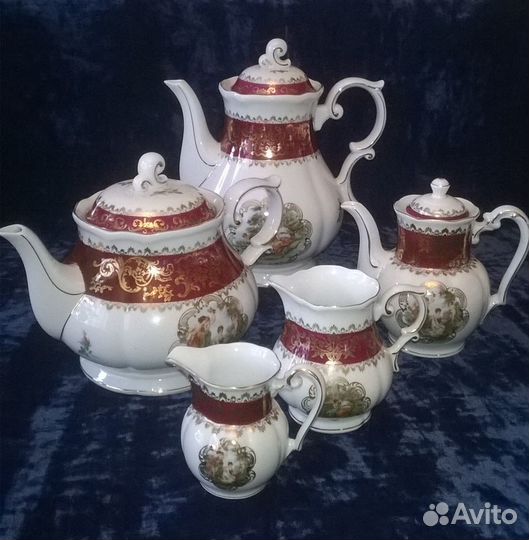 Антикварный сервиз «оscаr schlegеlmilсн »