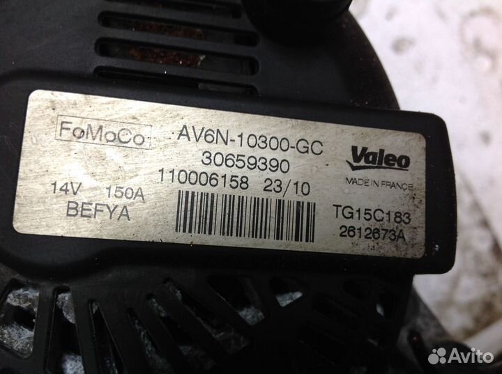 Генератор ford fiesta 6 mk6