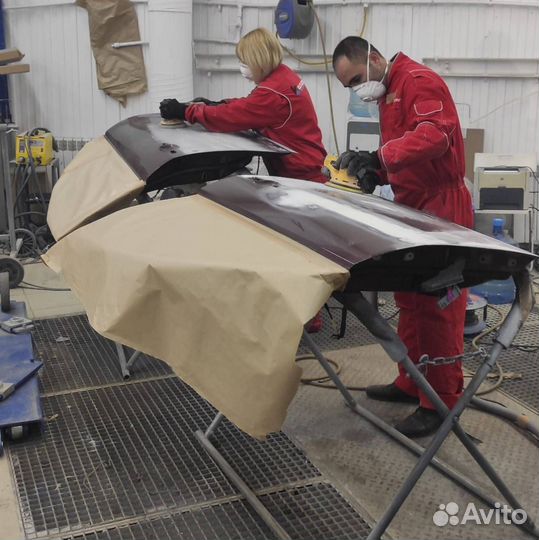 Покраска заднего бампера как на заводе