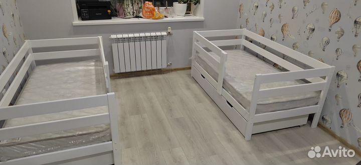 Кровать из массива берёзы