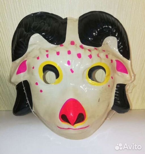 Новогодние аксессуары - маски кота и барашка