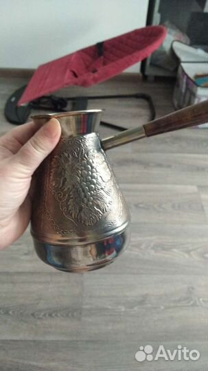 Турка для кофе медная