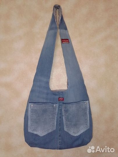 Сумка джинсовая