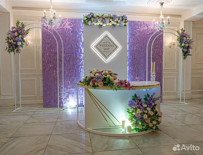 Свадебное оформление. Выездные. Фотозоны