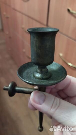 Подсвечник бронза