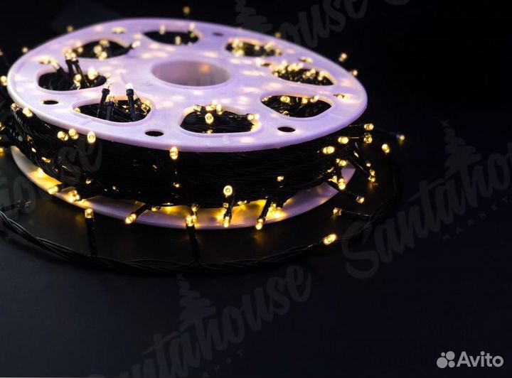 Гирлянда нить уличная морозостойкая IP 68