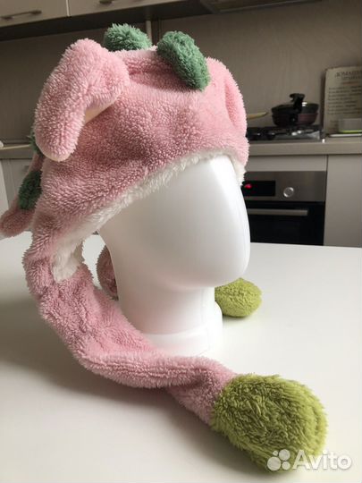 Смешная шапка с поднимающимися ушами