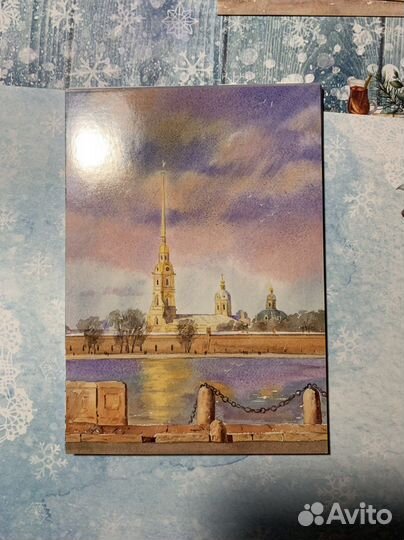 Открытки Санкт-Петербург в акварелях