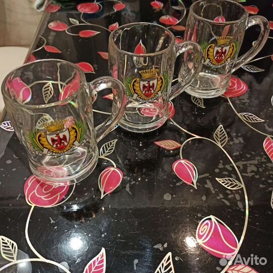 Немецкая пивная кружка -3 штуки +1 подарок