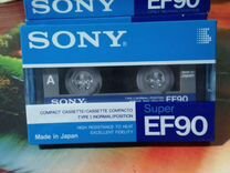 Аудиокассеты Sony EF90 (новые)