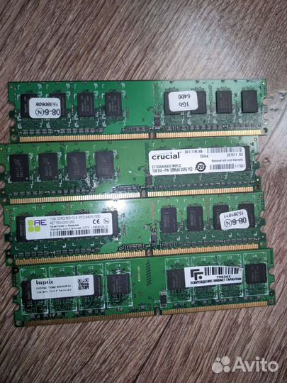 Оперативная память 4GB DDR2-800 (1GBx4)