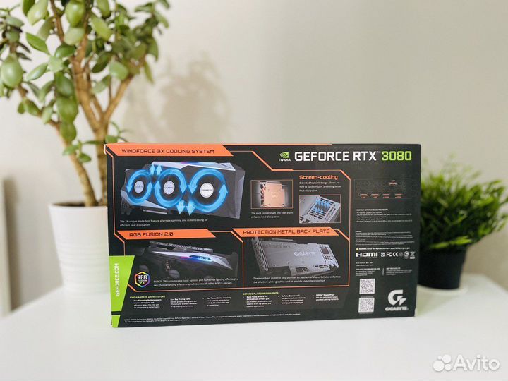 Gigabyte Rtx 3080 новая В наличии