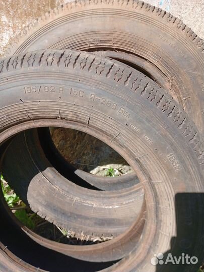 Автомобильные шины бу185/82 15с