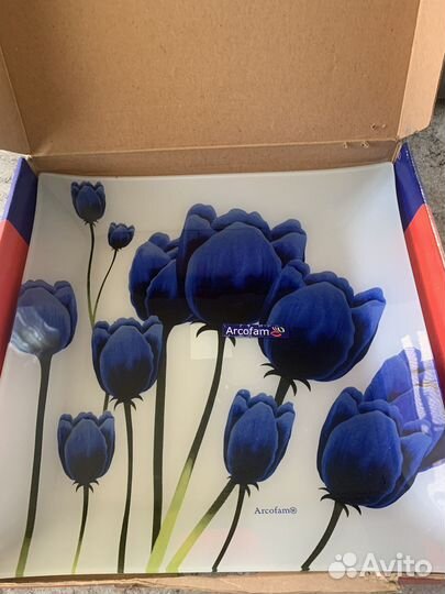 Набор тарелок из закаленного стекла