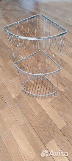 Угловая полка в ванную