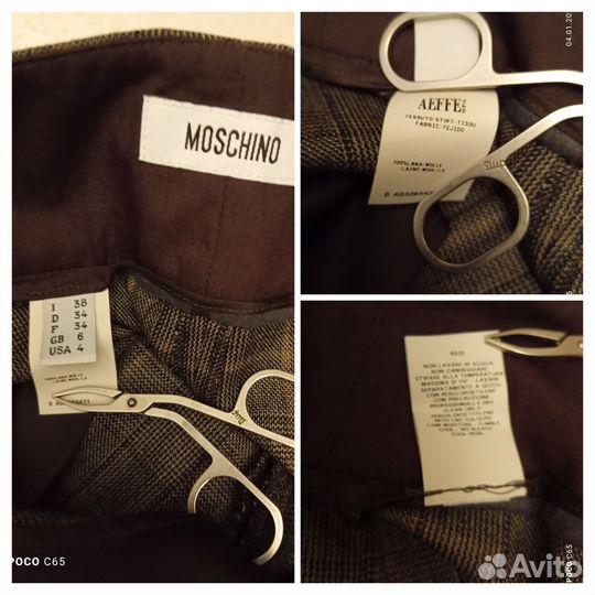 Брюки женские Moschino, 38(40), шерсть
