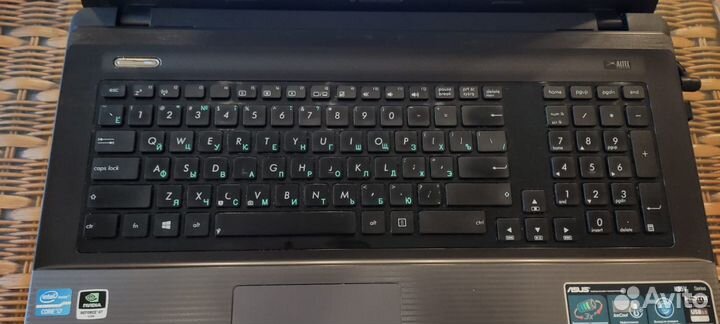 Большой ноутбук Asus K95VJ, экран 18