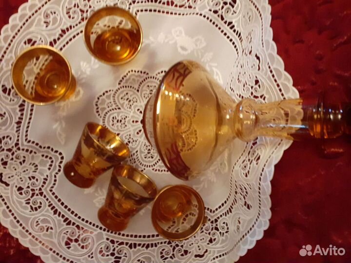 Графин и рюмки СССР