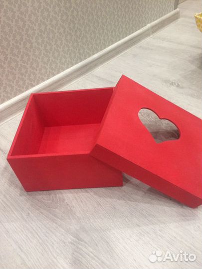 Деревянные ящички и корзинки для подарков