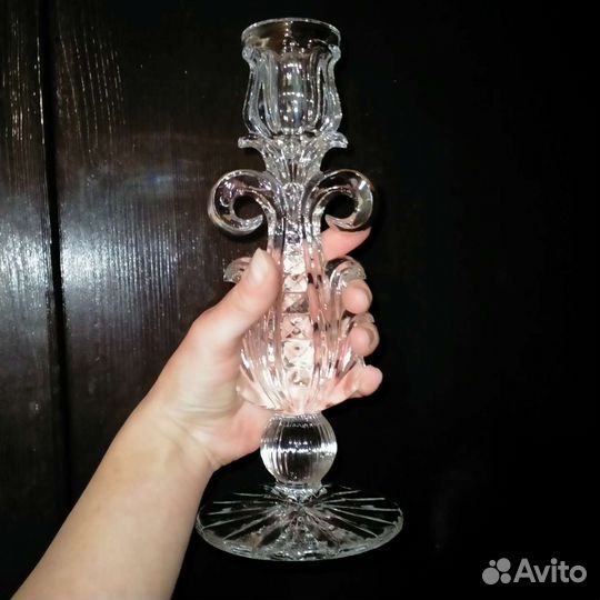 Хрустальный подсвечник СССР