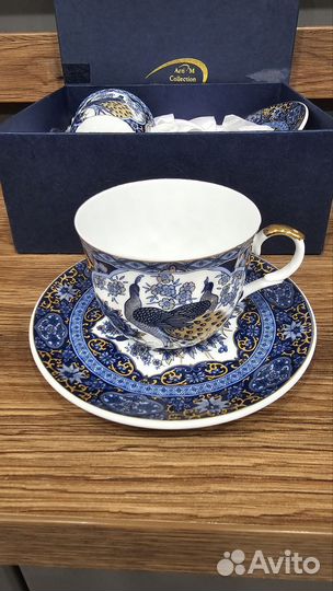 Фарфоровый чайный набор на 2 персоны, новый Япония