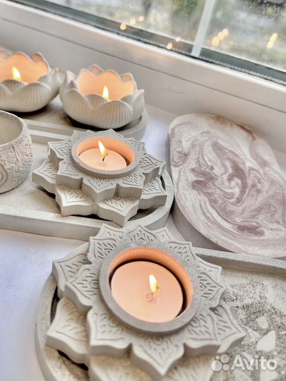 Подарок на новый год. Набор подсвечников