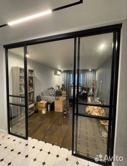 Межкомнатные перегородки из стекла