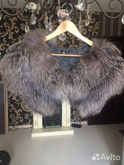 Воротник из чернобурки