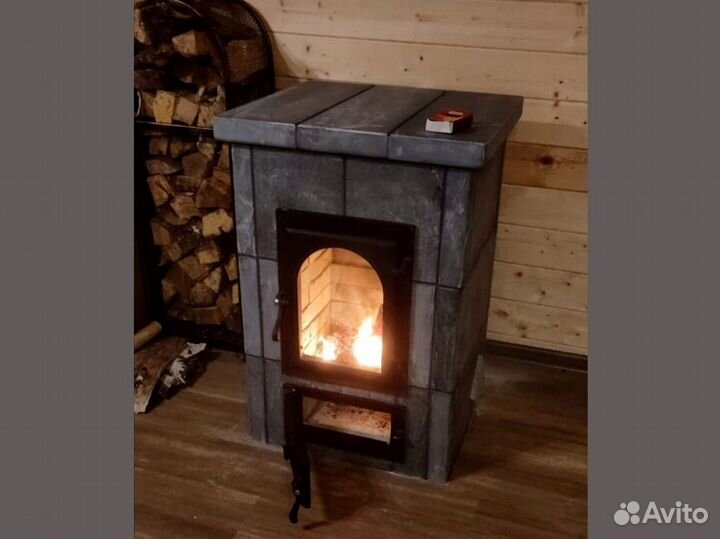 Печь камин талькомагнезит