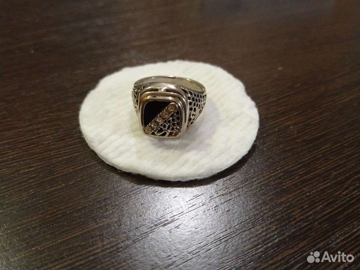 Мужская печатка серебро
