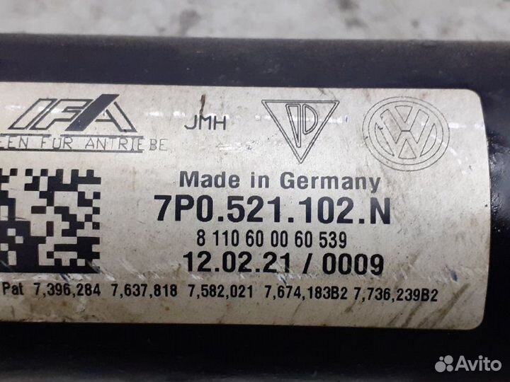 Карданный вал Volkswagen Touareg NF 3.0 2012