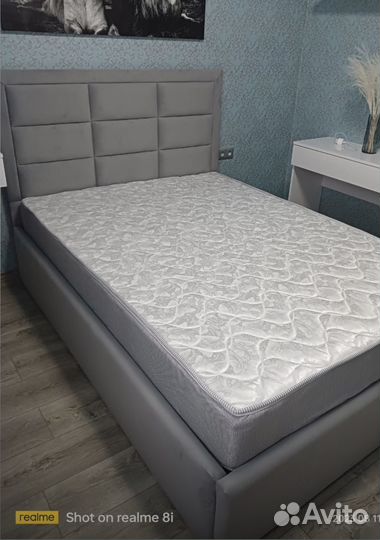 Новая кровать двуспальная с подьемным механизмом