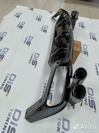 Диффузор Mercedes E-class w213 53 AMG Black