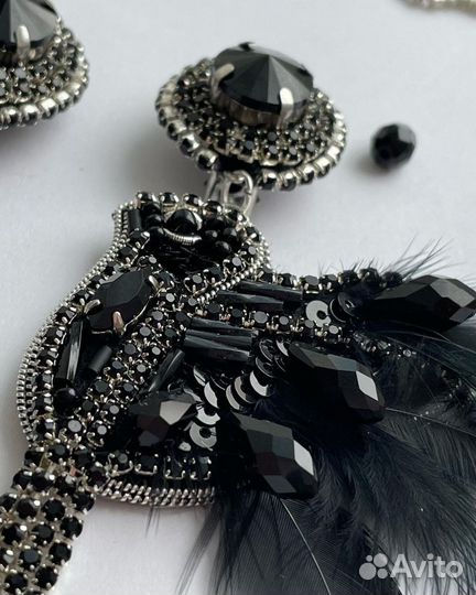 Серьги ручная работа