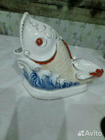 Салфетница. Рыба фарфор ссср.Идеальное состояние