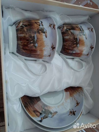 Фарфоровая чайная пара