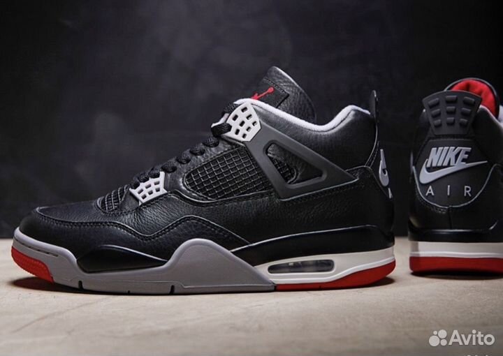 Кросслвки Nike Air Jordan 4 Retro Bred Reimagined