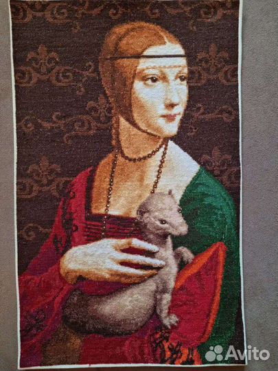 Картина ручной работы техника счетный крест