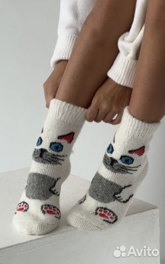 Шерстяные носки женские