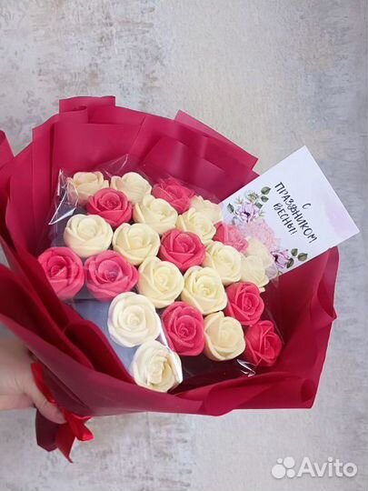 Цветы из шоколада,букеты из конфет,съедобный букет