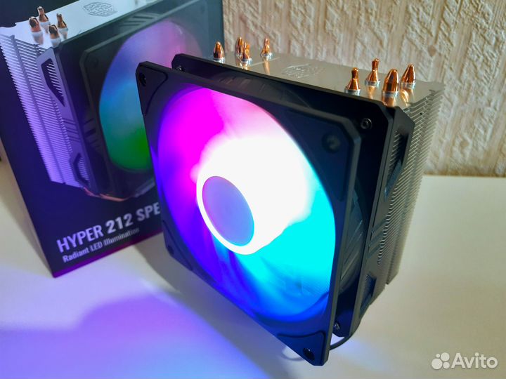 Новый Кулер Процессора Cooler Master Hyper 212 RGB