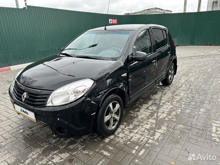 Renault Sandero 1.6 МТ, 2012, 172 000 км