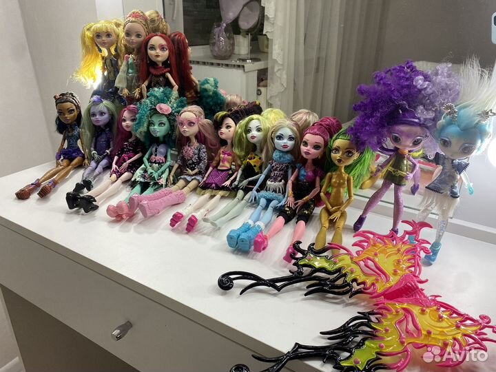 Куклы monster high / ever after high / novi stars