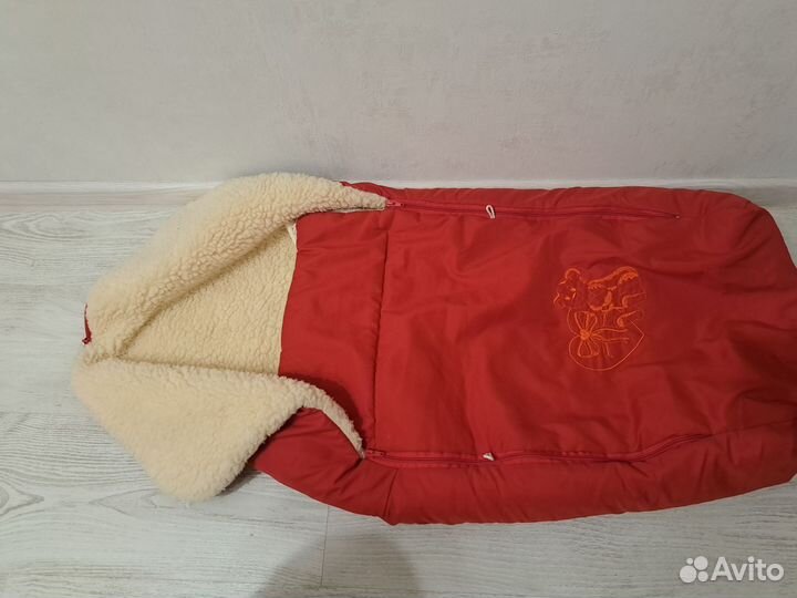 Зимний конверт в коляску