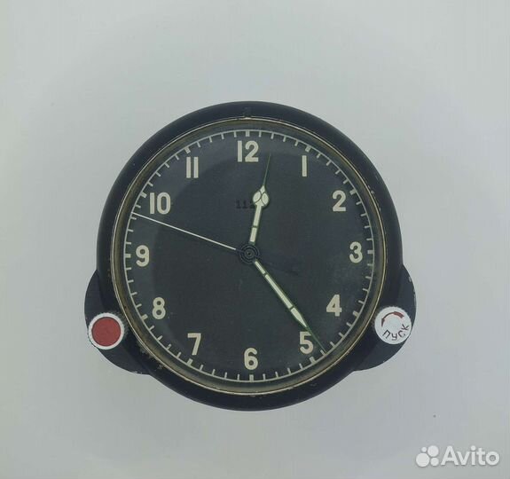 Отличные часы 122 чс. Авиационные ссср.Подставка