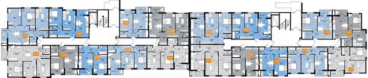 2-к. квартира, 52,5 м², 1/9 эт.