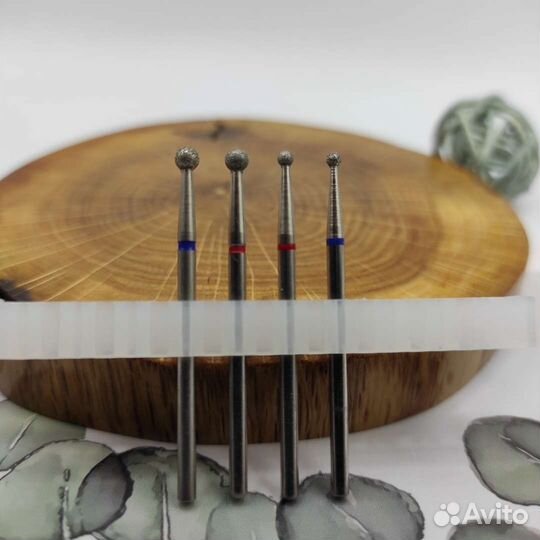 Алмазные фрезы (пламя, шар)